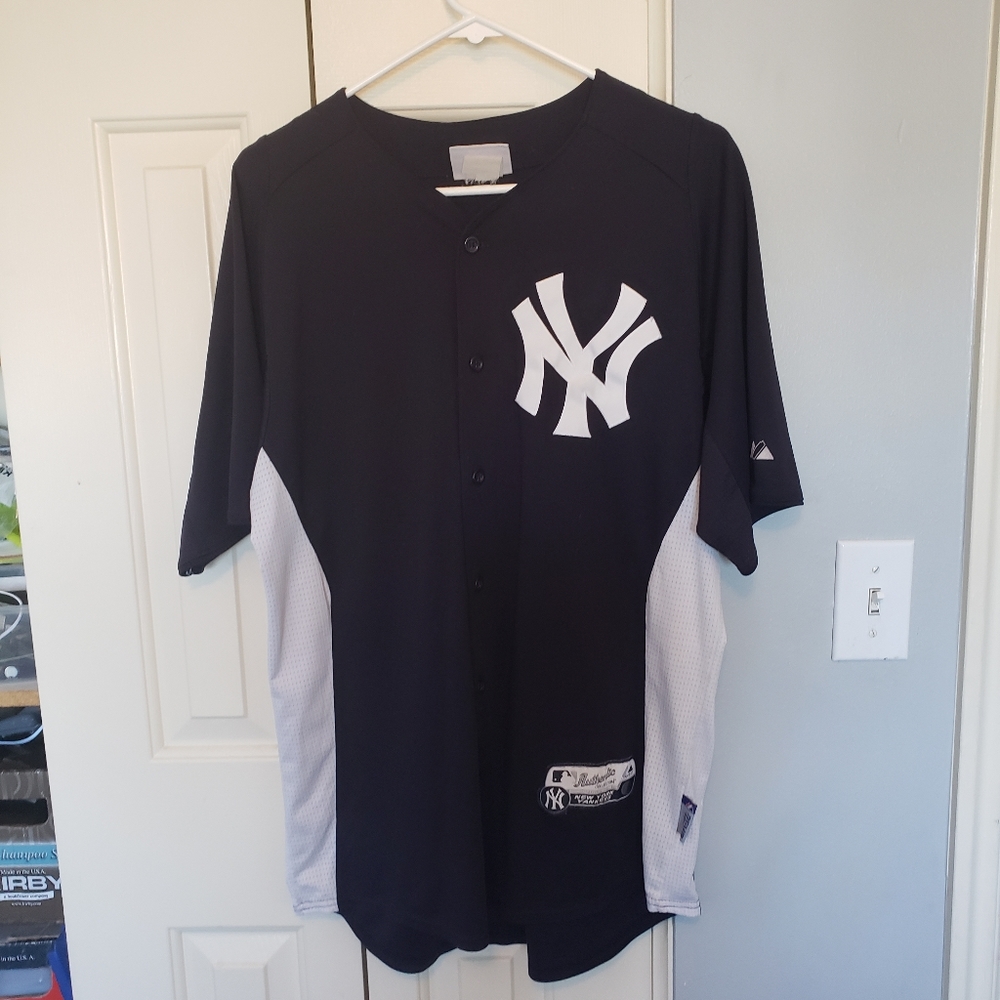 NY Yankees Derek Jeter batting practice jersey  L